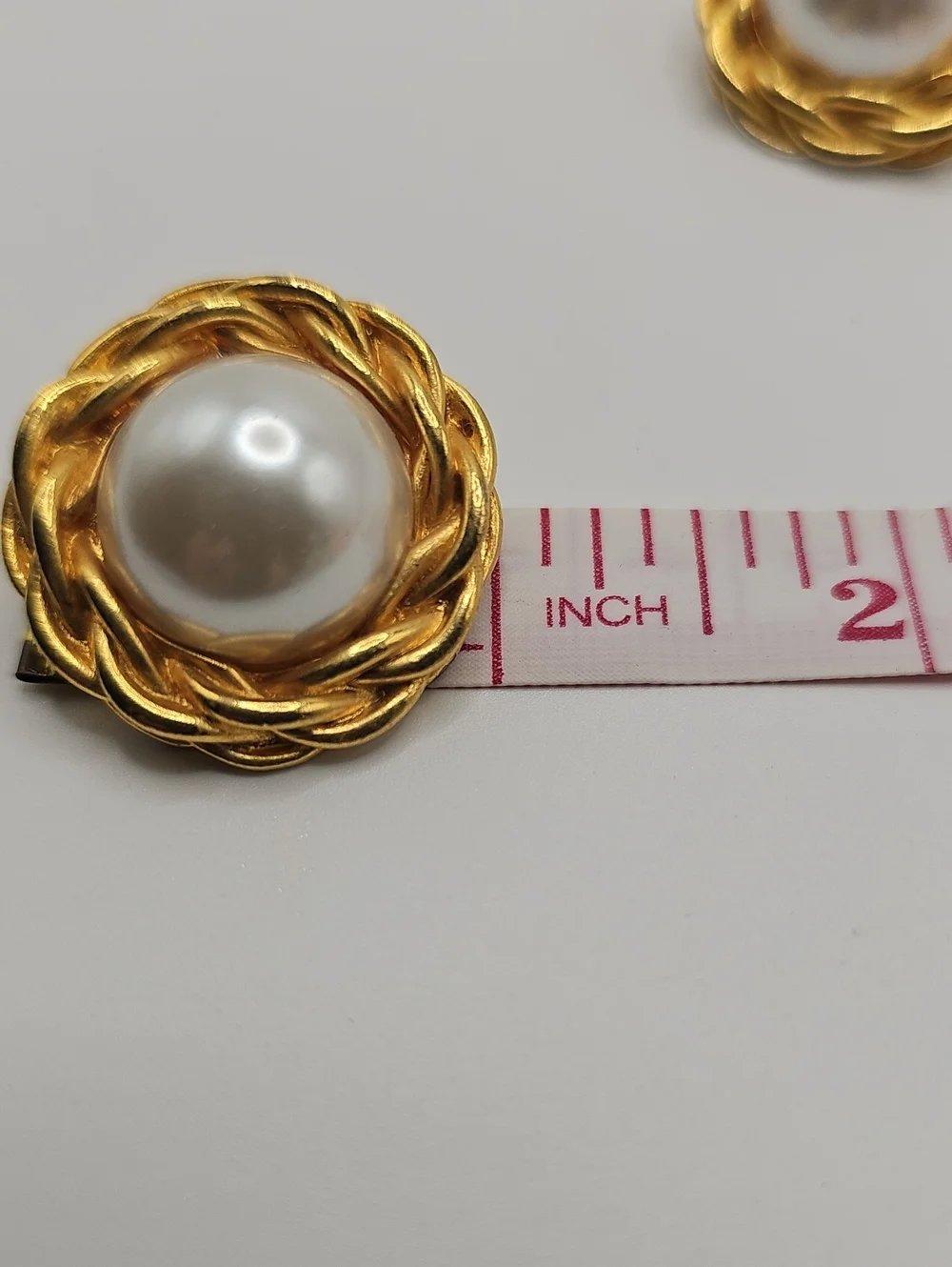 Anne Klein Gold-Tone Pearl Statement Peirce Earrings - Classic Chic